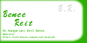 bence reit business card